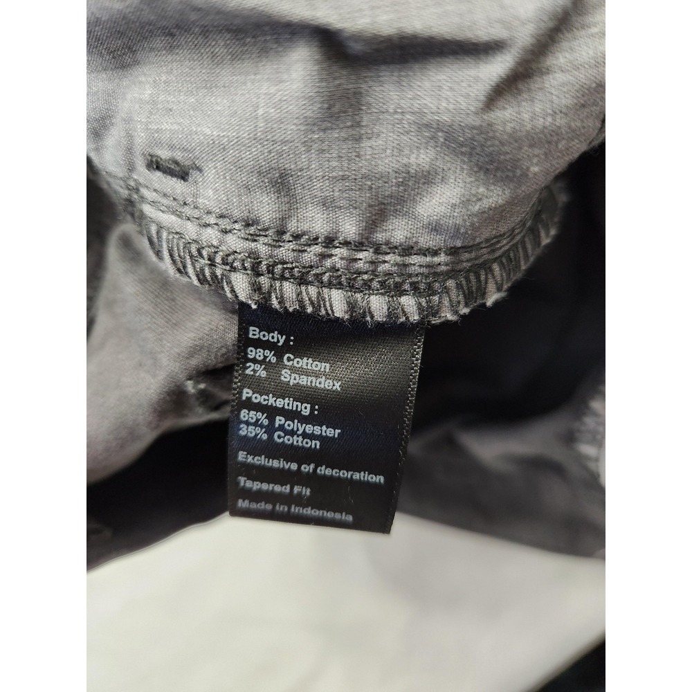 Flint And Tinder Jeans‎ Mens 32x30 Gray Tapered Slim Fit Stretch Denim Pants - Picture 10 of 11